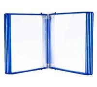 WWBPOIUY portadocumentos a4 de pared,portadocumentos, Tenedor magnético del documento del tamaño del papel de carta A4, tenedor montado en la pared del archivo de la exhibición(Blu)