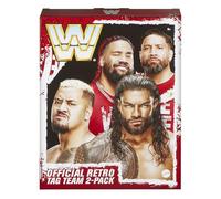 WWE Bloodline Retro - Paquete de 4 Ringside Exclusive (Roman Reigns, Solo Sikoa, Jey USO y Jimmy USO)
