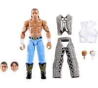 WWE Elite Collection SummerSlam con William Regal Shawn Michaels Figura de acción y accesorios, conjunto de juego de los principales eventos en directo con piezas para construir, JCJ56