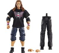 WWE Élite Figura 4, muñeco articulado de juguete con accesorios (Mattel HDD86)