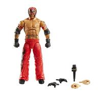 WWE Figura de acción de élite Royal Rumble Rey Mysterio con Accesorio y Piezas de Figura Dok Hendrix, HKP15
