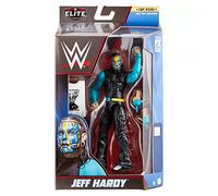 WWE Jeff Hardy Top Picks Elite Collection Figura de acción con accesorios, regalo coleccionable de 6 pulgadas para fanáticos de la WWE a partir de 8 años