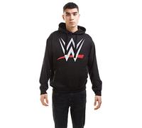 WWE Logotipo Sudadera con Capucha, Negro, L para Hombre
