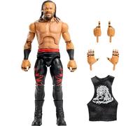 WWE Mattel Elite - Figura de acción y accesorios, serie #118, coleccionable de Jacob Fatu de 6 pulgadas con 25 puntos de articulación y manos intercambiables