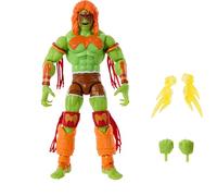 WWE Mattel x Street Fighter Ultimate Warrior As Blanka Figura de acción, serie de lucha libre coleccionable de élite de 6 pulgadas, altamente articulada con accesorios, a partir de 8 años, JLD78
