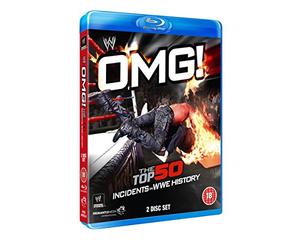 WWE: OMG! - The Top 50 Incidents In WWE History [Blu-ray] [Reino Unido]