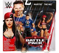 WWE Pack de 2 figuras básicas con accesorios, The Miz y Maryse (Mattel FMF78)
