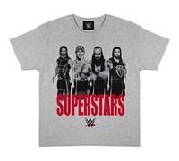 WWE Superstars Camiseta de los Muchachos Cuero Gris 158 | Las Edades de 5-14 Ropa de los niños, Lucha John Cena Braun Strowman Romana Reina Seth Rollins Niños Top