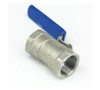 WWECCQIJ DN15 - Válvula de bola de acero inoxidable 304 de rosca hembra de 1/2 pulgada BSP de 1/2 pulgada, 1 pieza, aceite y aire 229 PSI