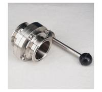 WWECCQIJ Fit Tube O.D 51mm Tri Clamp 5.1 cm Ferrule O.D 64mm SUS 304 Válvula de acero inoxidable Homebrew Cerveza Productos lácteos