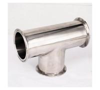 WWECCQIJ Fit Tube O.D 89mm Tri Clamp 8.9 cm Ferrule Tee 304 Conector de tubería de acero inoxidable