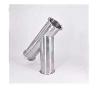 WWECCQIJ Tubo de 76 mm OD 7,6 cm de triple abrazadera oblicua en forma de Y de 3 vías SUS 304 divisor de montaje de acero inoxidable Homebrew cerveza vino