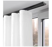 WWERTYY Riel de Techo Invisible Ultrafino para Cortinas, Sistema de riel Deslizante silencioso para Cortinas, Barra para Cortinas para divisores de ambientes, Sala de Estar, Dormitorio, f