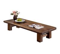 WWERTYY Soggiorno in Legno caffè rettangolare Basso caffè balcone Kung fu tè in Legno (Colore: Marrone, dimensioni: 80x50x38cm)