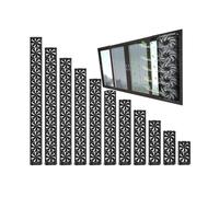 WWERTYY Ventilador de escape de ventana de 50-120 cm, no requiere taladrar, ventiladores de ventilación impermeables, velocidad ajustable de 2400 r/mínimo, para instalación empotrada izquierda/derecha