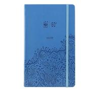 WWF Large - Agenda 2026 semanal de 12 meses, con elástico y doble marcador, 192 páginas, con calendario y planificador 2026 - 13 x 21 cm, azul