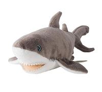 WWF Peluche de tiburón Blanco, Juguete de Peluche de diseño Realista, Aproximadamente 38 cm de Alto y maravillosamente Suave