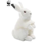 WWF Peluche Liebre De Nieve 24cm Realista Muñeco De Peluche Conejo