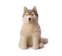 WWF - Peluche - Lobo (Sentado, 70cm) Animal de Tela Gigante Grande