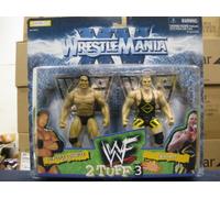 WWF THE ROCK AND OWEN HART 2 Tuff 3 Figuras Jakks
