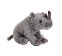 WWF WWF00350 - Rinoceronte de Peluche (World Wide Fund for Nature), diseño Realista, 18 cm de Alto y maravillosamente Suave, Multicolor