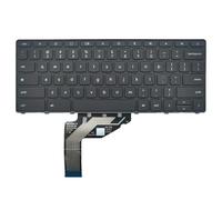 WWGTMC Teclado de repuesto para Lenovo 100e Chromebook Gen4 82W0 82W1 US Layout Keyboard 5N21L43957 5N21L43950 5N21L43911