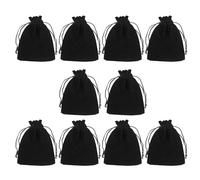 WWHJR 10 bolsas de dados portátiles de terciopelo con cordón, almacenamiento de joyas, bolsa de tarot de Navidad, bolsa pequeña para dados