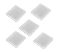 WWHJR 5 fundas transparentes para tarjetas de juego, para caja de tarjetas de consola de color