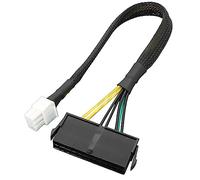 WWHJR Cable adaptador de alimentación interno estándar de 24 pines hembra a 6P macho para placa base de 6 pines, adecuado para cable de conversión Acer 24P a 6P