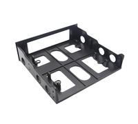 WWHJR Convertidores de soporte de montaje de bahía de disquete a unidad óptica de 3.5 a 5.25 pulgadas para panel frontal USB disco duro ABS