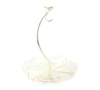 WWHJR Frutero único con colgador de plátano, elegante cesta de exhibición de frutas de pie con soporte de árbol de plátano para uso en cocina, soporte de arte de hierro