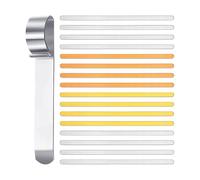 WWHJR Juego de 17 piezas de manualidades con espacios en blanco de aleación y herramienta de flexión fácil de usar para diseños creativos de joyas, pulseras personalizables