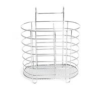 WWHJR Soporte de metal para colgar utensilios de cocina, tenedor, cesta de fregadero, organizador de utensilios de metal, soporte de almacenamiento