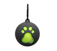WWHJR Soporte ligero para pelotas de tenis con accesorios para correa de perro, fundas para pelotas de mascotas, soporte portátil para pelota de tenis
