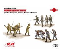 Wwi Frente Oriental (Austro-Húngaro, Alemán, Ruso Infanterías) Set Icm 35690 Ww