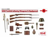 WWI Turkich Infantry Armas %26 Equipment (100% New Moldes) 1 :3 5 Plástico Kit