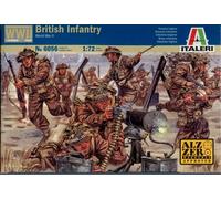 WWII British Infantry Figures Plástico Kit 1:72 Modelo Italeri