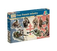 WWII Free French Infantry 1:72 Figura Plástico Modelo Kit Italeri