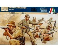 WWII German Afrika Korps Plástico Kit 1:72 Modelo Italeri