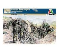 WWII German Paracaidistas (Tropical Uniform) Plástico Kit 1:72 Modelo Italeri