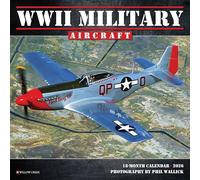WWII Military Aircraft 2026 Mini Wall Calendar