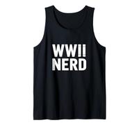 WWII Nerd World War 2 Camiseta sin Mangas