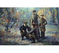 WWII Soviet Partisans (4 Figures) 1 :3 5 Plástico Modelo Kit Icm