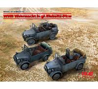 WWII Wehrmacht Le.gl.einheitz-pkw (Le.gl.pkw Kfz.1 Kfz.2 Kfz.4) 1 :3 5 Model Kit