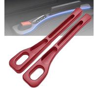 WWITH 2 Piezas Relleno Huecos Asiento Coche para BMW X1 E84 F48 U11 / X2 F39 u10 / X3 E83 F25 G01 /X4 F26 G02, Seat Gap Filler Cojín Espacio Relleno Asiento Interior Accesorios,C Red