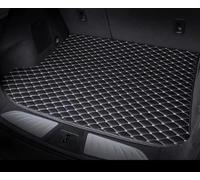 WWITH Coche Alfombrillas Maletero para Audi Q5 Sportback S Line 2024 2025 2026, Antideslizante Antimanchas Cuero Bandeja Forro Maleteros Protector,D/Black Beige