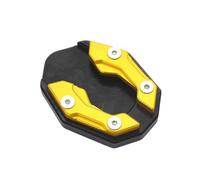 WWITH Moto Extensor Caballete Lateral para BMW HP2 Enduro/Sport/Megamoto, Aleación Aluminio Antideslizante Soporte Lateral Placa Extensión,E/Yellow