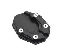 WWITH Moto Extensor Caballete Lateral para Ninja H2 SX, Aleación Aluminio Antideslizante Soporte Lateral Placa Extensión,A/Black