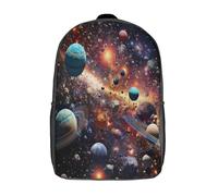 WWJLRLXTO Universe Mochila Infantil,Mochila Escolar Para Niños Mochila Escolar De Dibujos Animados En 3D Mochilas Escolares Anime Mochila 3D Estampado Mochila Bolsa De Viaje Para Niños Y Niñas 17inch