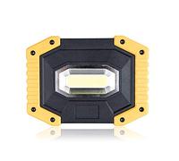 WWKQSTKR Luz de trabajo LED portátil, reflector 30 W, 5 V, recargable por USB, 3 modos, linterna, iluminación emergencia for exteriores, seguimiento(Type 1)
